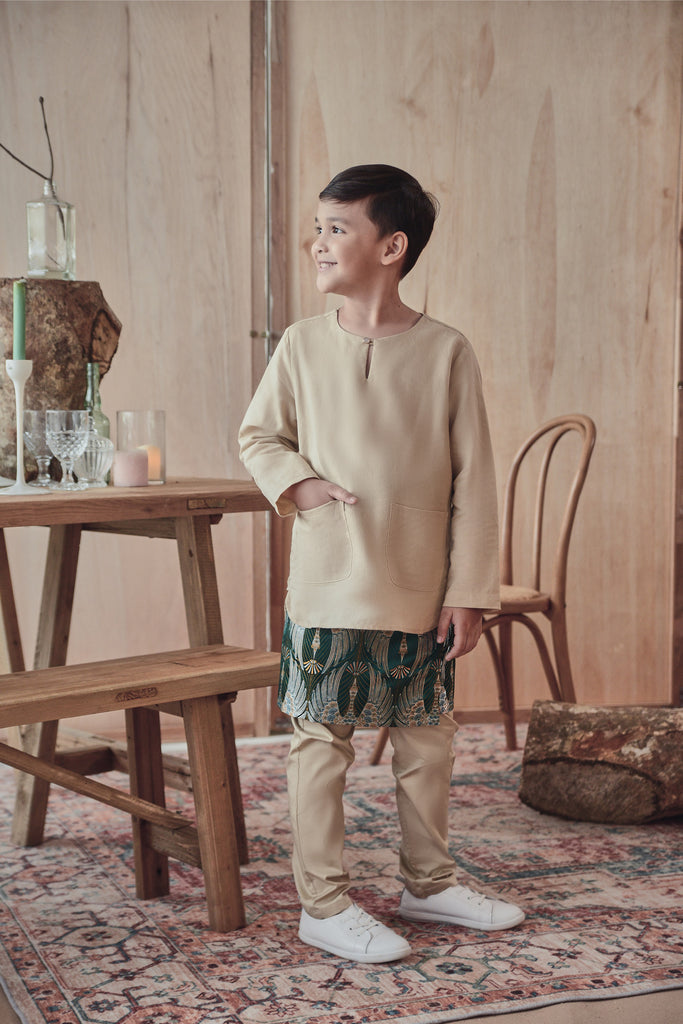 The Legend Pesak Kurta - Khaki