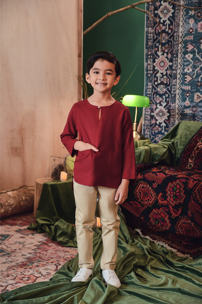 baju raya kurta selesa budak lelaki