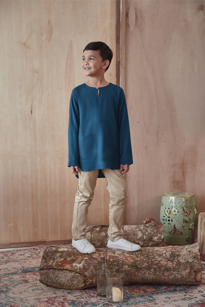 kurta raya teal