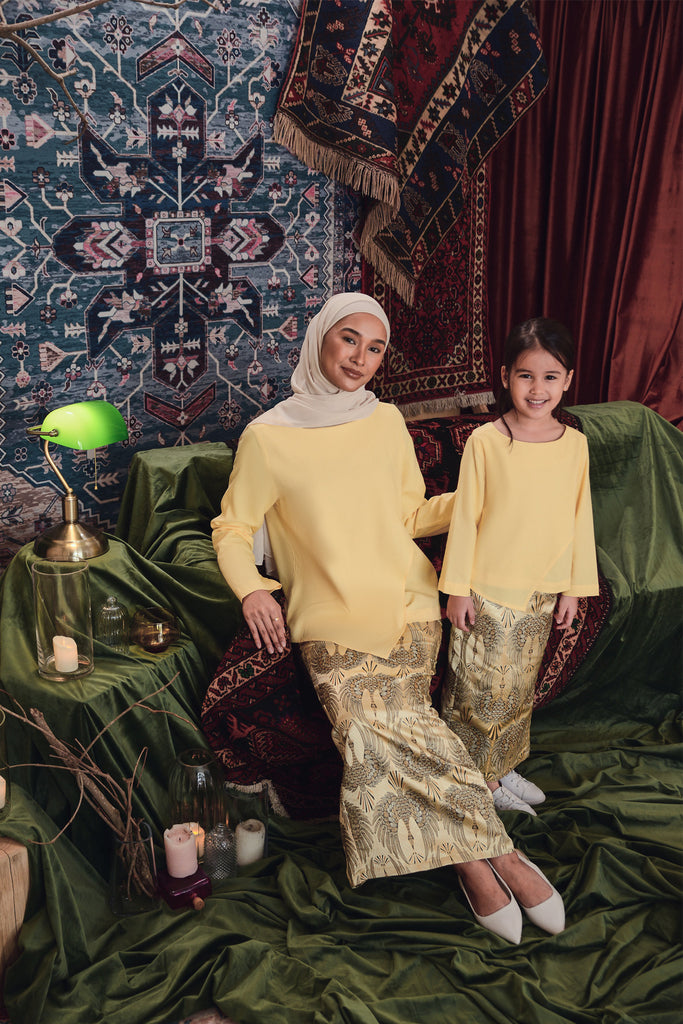 The Legend Jacquard Skirt - Golden Ledang