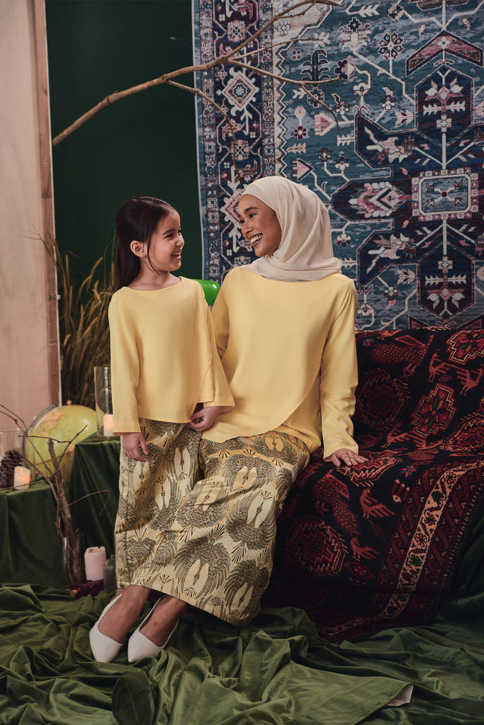 The Legend Jacquard Skirt - Golden Ledang