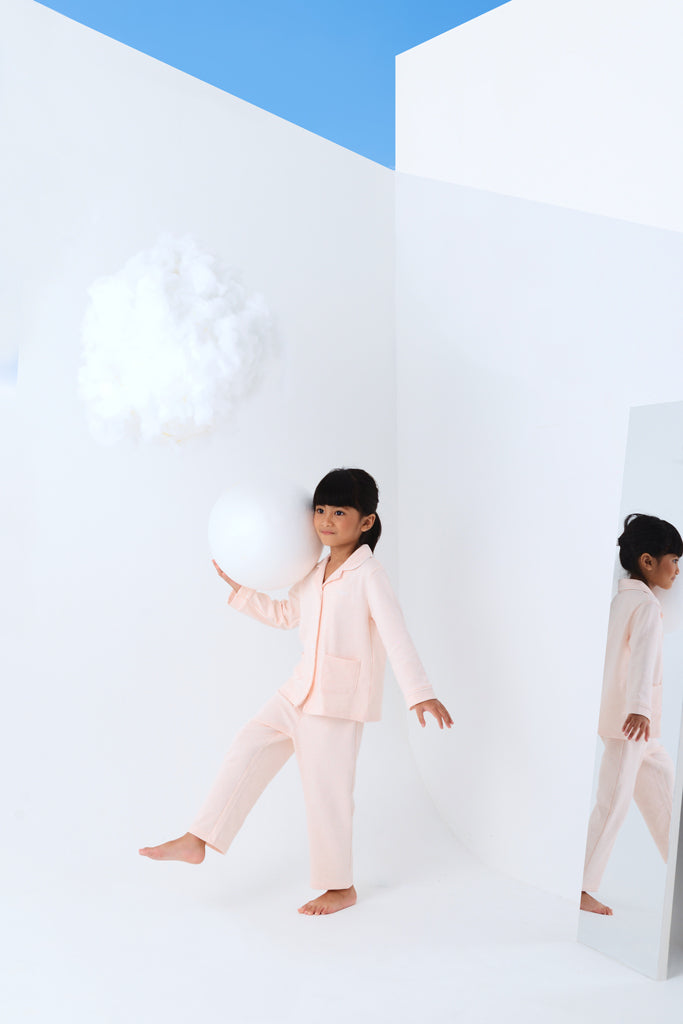 The Luna Premium Cotton Pyjamas Set - Soft Pink