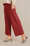 The Everyday Women Palazzo - Ruby Red