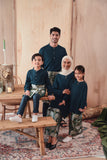 sedondon baju raya family emerald green colour
