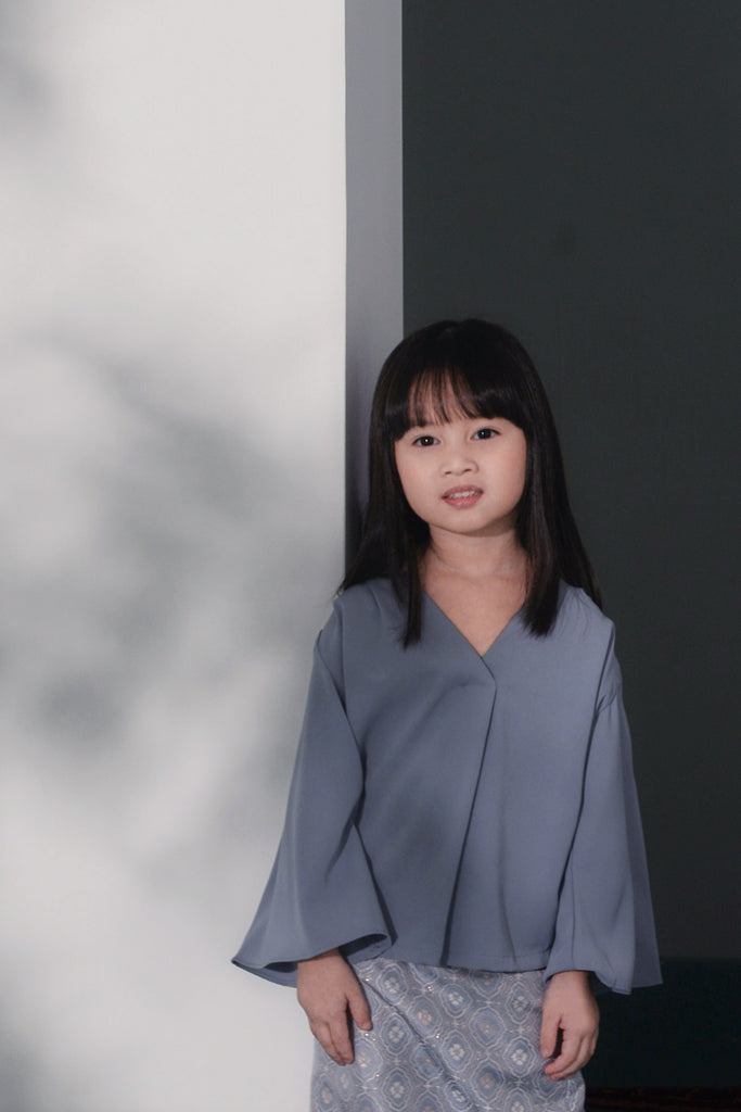 baju raya chiffon budak perempuan