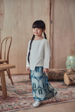The Legend Jacquard Skirt - Teal Ledang