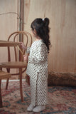 kurung cotton selesa hitam putih