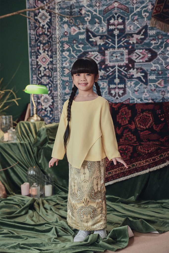 The Legend Jacquard Skirt - Golden Ledang