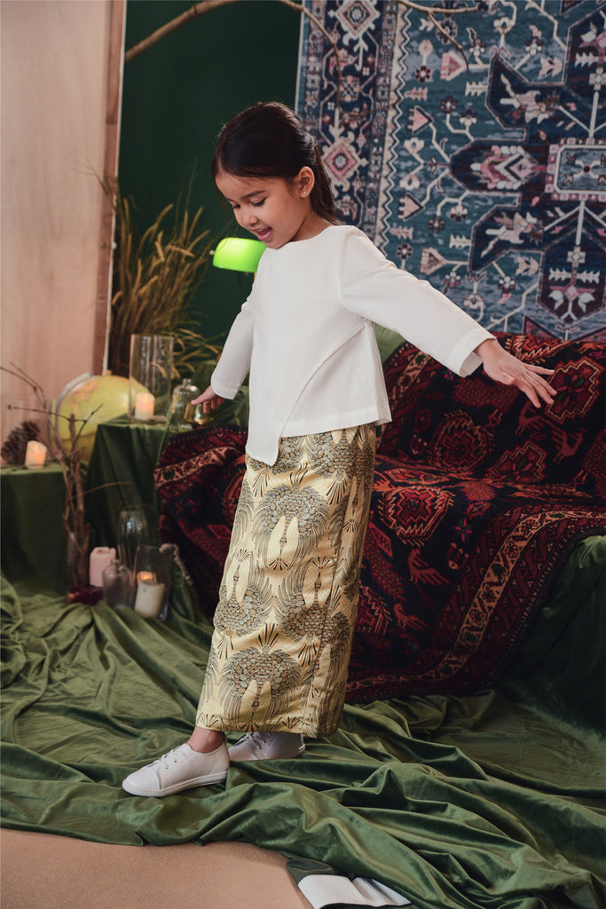 The Legend Jacquard Skirt - Golden Ledang