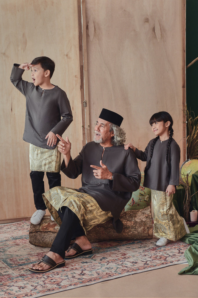 The Legend Pesak Kurta - Steel Grey