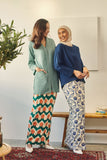 Rasa Sayang Women Santai Blouse - Navy Blue
