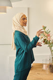 Rasa Sayang Women Kebaya Blouse - Emerald Green