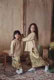 The Legend Pesak Kurung Blouse - Khaki