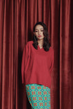 V Collar Long Sleeve Women Blouse