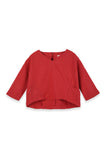 V-Neck Long Sleeve Blouse with pocket