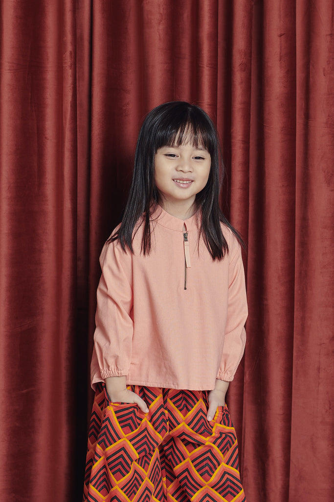 Salmon Spring Pilot Blouse