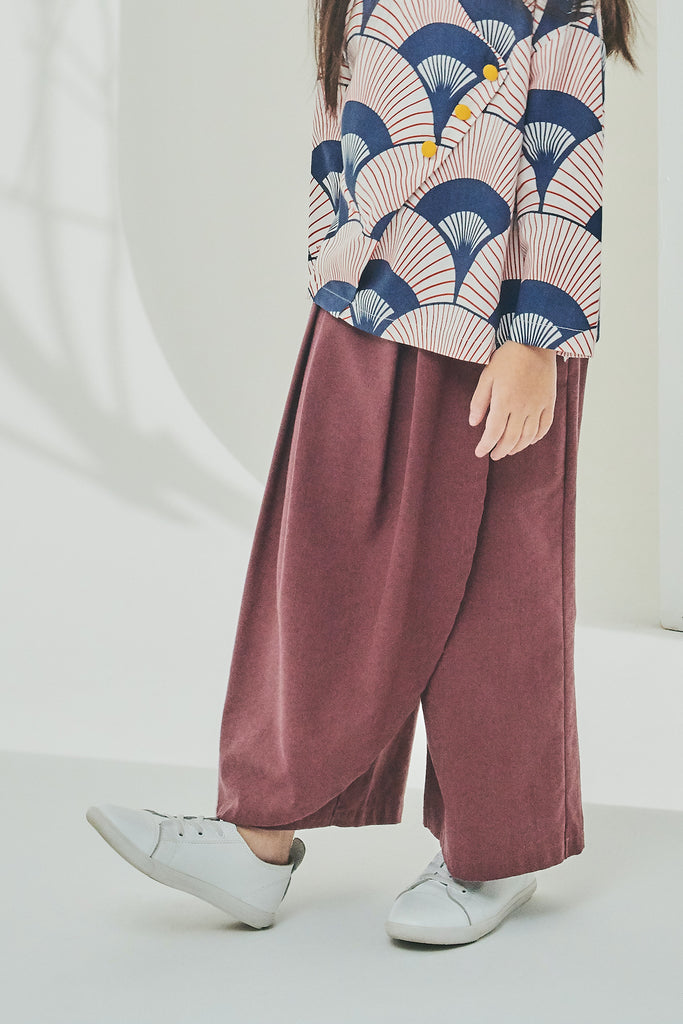 The Timur Skirt Pants - Mangosteen