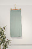 kain sulam cotton hijau