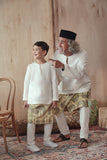 set kurta bapa dan anak putih