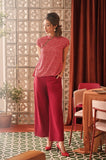 The Everyday Women Palazzo 3.0 - Maroon