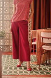 The Everyday Women Palazzo 3.0 - Maroon