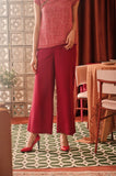 The Everyday Women Palazzo 3.0 - Maroon