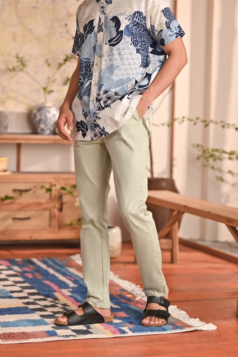 The Perfect Men Slim Fit Pants - Fog Green