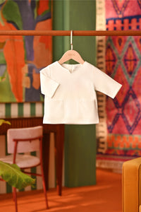 The Rasa Cinta Babies Kurta - White