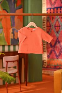 The Rasa Cinta Babies Kurta - Orange