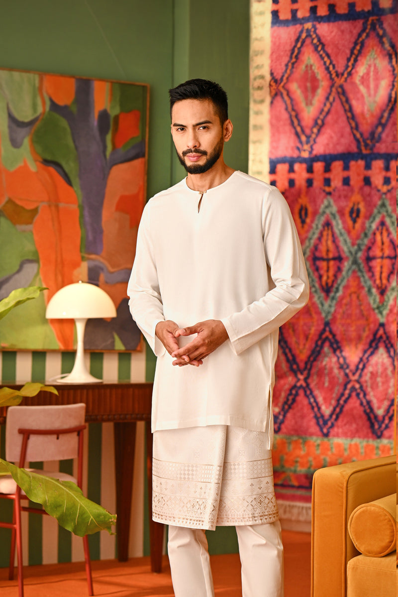 The Rasa Cinta Men Kurta - White