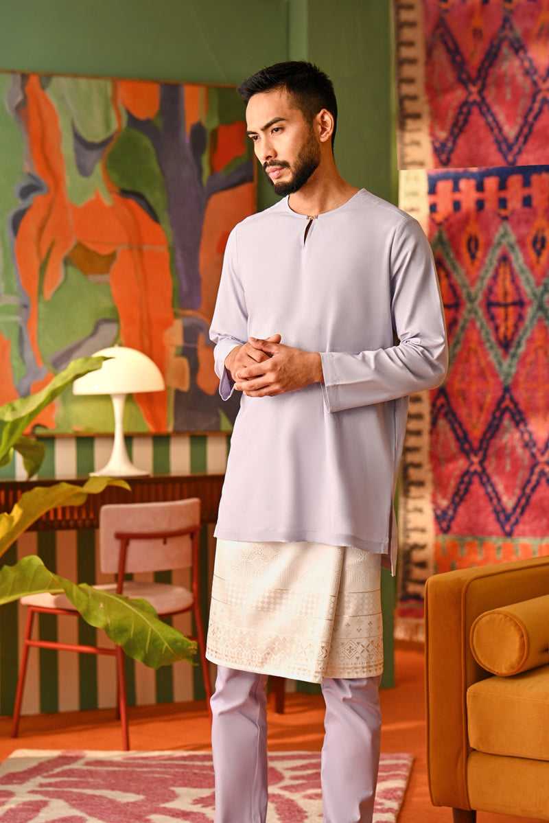 The Rasa Cinta Men Kurta - Lilac