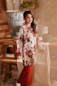 The Bay Summer Kurung Top - Blooming