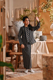 The Bay Broderie Kebaya - Black Checked