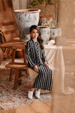 The Bay Broderie Kebaya - Black Checked