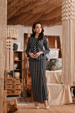 The Bay Women Broderie Kebaya - Black Checked