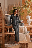 The Bay Women Broderie Kebaya Top - Black Checked