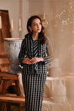 The Bay Women Broderie Kebaya - Black Checked