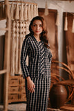 The Bay Women Broderie Kebaya - Black Checked