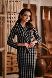 The Bay Women Broderie Kebaya - Black Checked