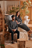 The Bay Men Kurta - Black Checked