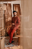 The Perfect Men Slim Fit Pants - Terracotta