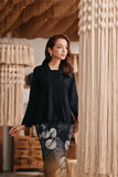 The Bay Women Broderie Kebaya Top - Black