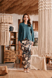 The Bay Women Broderie Kebaya Top - Emerald Green