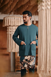 The Bay Men Kurta - Emerald Green