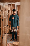 The Bay Men Kurta - Emerald Green