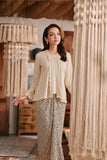 The Bay Women Broderie Kebaya Top - Khaki