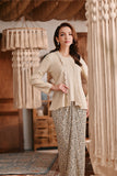 The Bay Women Broderie Kebaya Top - Khaki