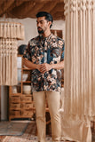 The Bay Men Batik Shirt - Rich