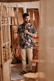 The Bay Men Batik Shirt - Rich