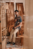 The Bay Men Batik Shirt - Rich